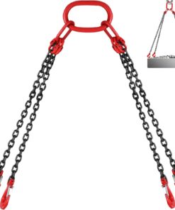 VEVOR 8mm 4-Leg Lifting Chain Sling with Hooks