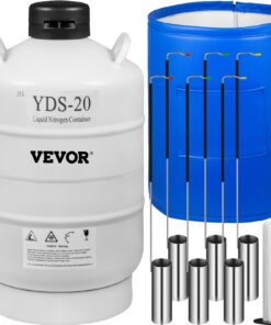 VEVOR 20L Liquid Nitrogen Cryogenic Container
