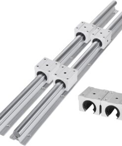 VEVOR Linear Rail Guide Kit 2x 650mm SBR20 Rails + 4 SBR20UU Blocks for CNC & Automation Machines