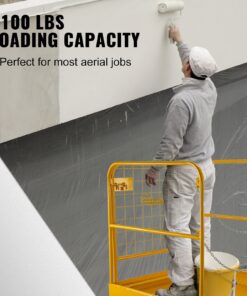 Foldable Steel Aerial Lift Basket for Indoor & Outdoor Use