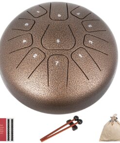 VEVOR 8'' 11-Note Steel Tongue Drum Set – Percussion Instrument with Bag