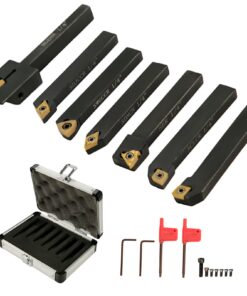 VEVOR Indexable Carbide Lathe Tool Set 7Pcs – 40Cr Metal