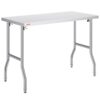 VEVOR Folding Stainless Steel Work Table