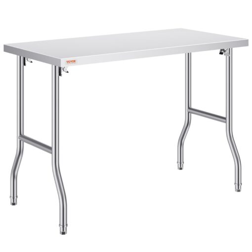 VEVOR Folding Stainless Steel Work Table