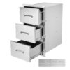 Vevor 3 Tier Stainless Steel BBQ Access Drawer 40x77 cm