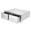 Vevor 75x25 cm Double BBQ Drawer