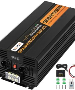 VEVOR 5000W 24V to 230V Pure Sine Wave Power Inverter