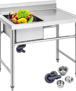 VEVOR Stainless Steel Commercial Utility Sink