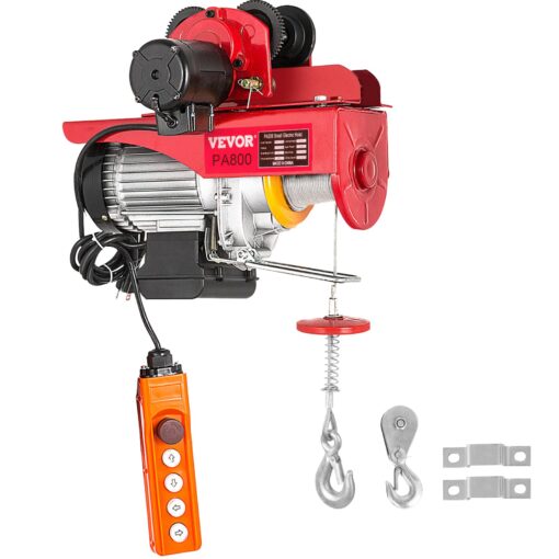 VEVOR 800Kg Electric Hoist Trolley 1300W