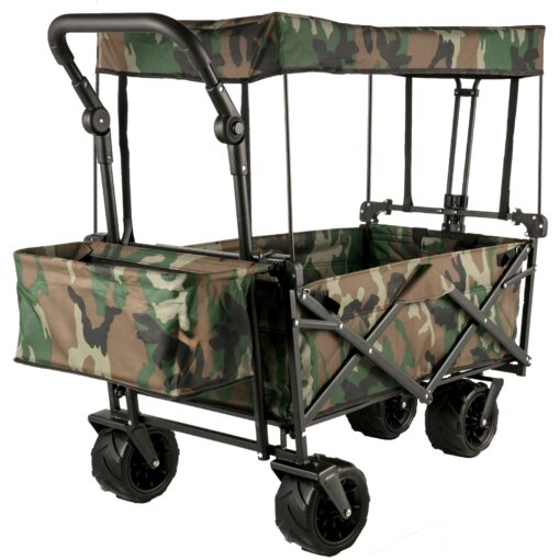 VEVOR Collapsible Wagon Cart with Canopy