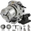 VEVOR 100mm Semi Universal Dividing Head Set with 3 Jaw Chuck