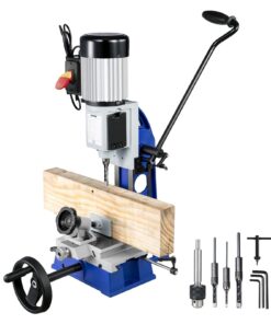 VEVOR 1/2 HP 1700 RPM Benchtop Mortising Machine with Movable Workbench for Precise Woodworking