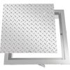 VEVOR Galvanized Steel Recessed Manhole Cover 50x50 cm