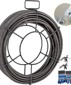 VEVOR 30m x 9.5mm Drain Cleaning Cable