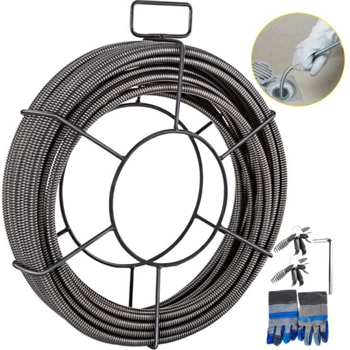 VEVOR 30m x 95mm Drain Cleaning Cable