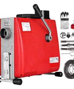 VEVOR Electric Drain Auger 250W with 6 Cutters