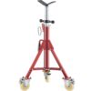 VEVOR Adjustable Pipe Jack Stand with V Head  Casters