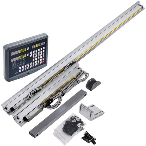 2 Axis Digital Readout DRO with Linear Scale for Milling Machine Lathe