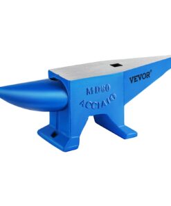 VEVOR 60Kg Cast Steel Anvil – Durable Blacksmith Anvil with Round & Square Holes for Metalworking & Forging