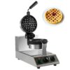 Commercial Electric Rotating Belgian Waffle Maker 1100W