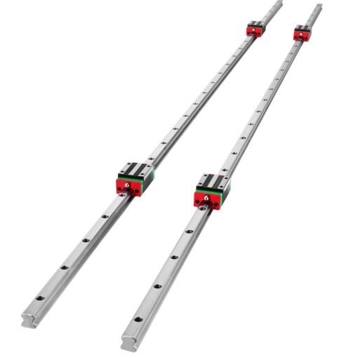 VEVOR HSR15 1500mm Linear Guide Rail with 4 Bearing Blocks for CNC Router Automation