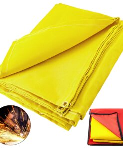 VEVOR Welding Blanket 1.8 x 3 m Heavy-Duty Fire Retardant Fiberglass Blanket for Protection from Sparks & Splatters