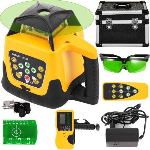 VEVOR Rotary Laser Level Green Beam 500m Range