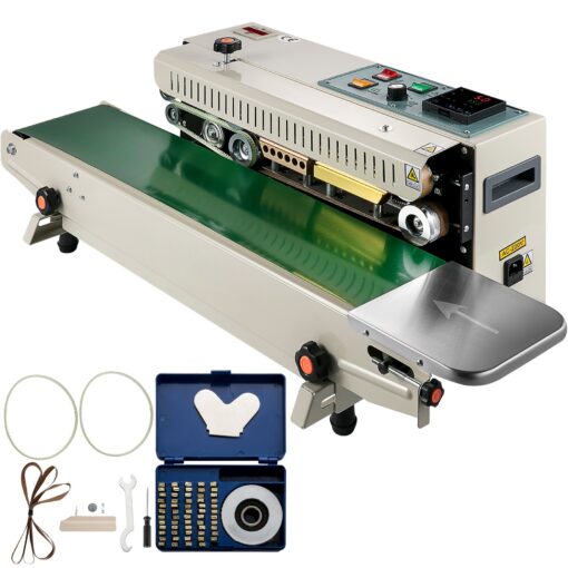 VEVOR Continuous Band Sealer FR900K with Digital Temperature Control Printing