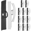 VEVOR 43m Advertising Feather Flag Pole Kit with Ground Spike