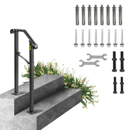 Wrought Iron Handrail for 1 2 Steps