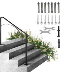 Wrought Iron Handrail for 3-4 Steps