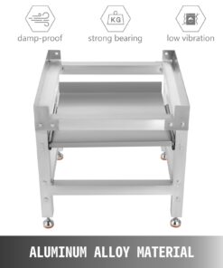 Aluminum Alloy Base with 2 Retractable Trays