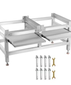 VEVOR Adjustable Washing Machine Stand 63x63 cm