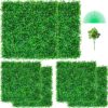 VEVOR Artificial Boxwood Hedge Panels 6pcs