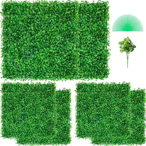 VEVOR Artificial Boxwood Hedge Panels 6pcs