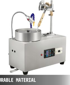 180W Jewelry Polisher & Lapidary Grinder with Water Pump & Light