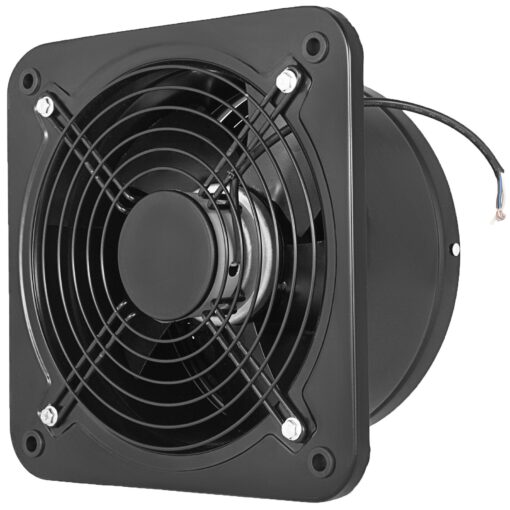 VEVOR Industrial Metal Axial Exhaust Fan 250mm | High Speed Ventilation Extractor for Workshops Warehouses