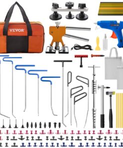 VEVOR 89 PCS Paintless Dent Repair Kit - Car Dent Removal Tools with Rods
