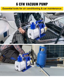2 Stage Air Vacuum Pump AC Refrigeration Kit