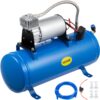 12V 120 PSI Air Compressor with 6L Tank  Heavy Duty Onboard System for Train Horns  Tire Inflation