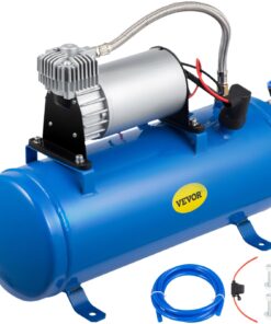 12V 120 PSI Air Compressor with 6L Tank – Heavy-Duty Onboard System for Train Horns & Tire Inflation