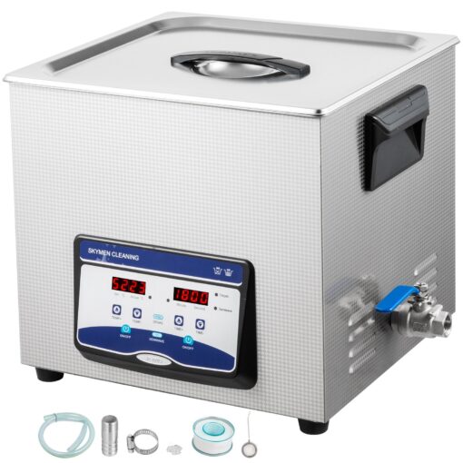 VEVOR 20L Ultrasonic Cleaner with Heater Timer Professional Jewelry Parts Cleaning Machine