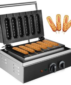 VEVOR Commercial Hot Dog Waffle Maker 1500W