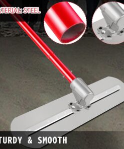 900x200mm Manganese Steel Finishing Tool with Adjustable Bracket & 5.4m Handle