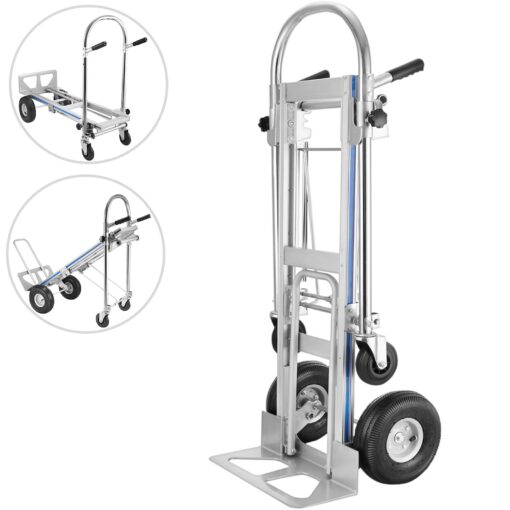 VEVOR 3 in 1 Aluminum Folding Hand Truck