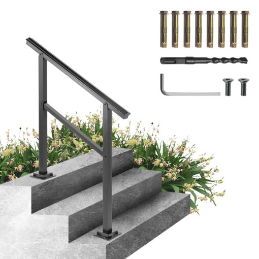 VEVOR Outdoor Aluminum Stair Handrail