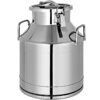 VEVOR 20L Stainless Steel Milk Can with Sealed Lid  Heavy Duty