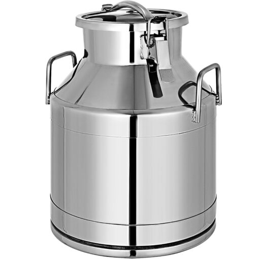 VEVOR 20L Stainless Steel Milk Can with Sealed Lid Heavy Duty