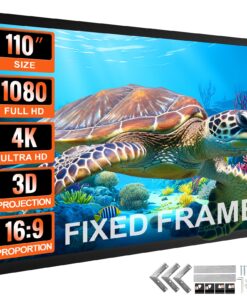 VEVOR 110'' Fixed Frame Projector Screen