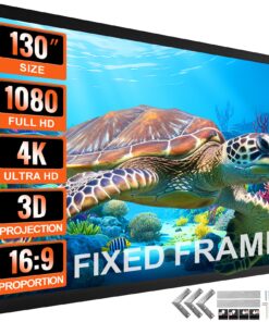 VEVOR 130-inch 4K HD Projector Screen